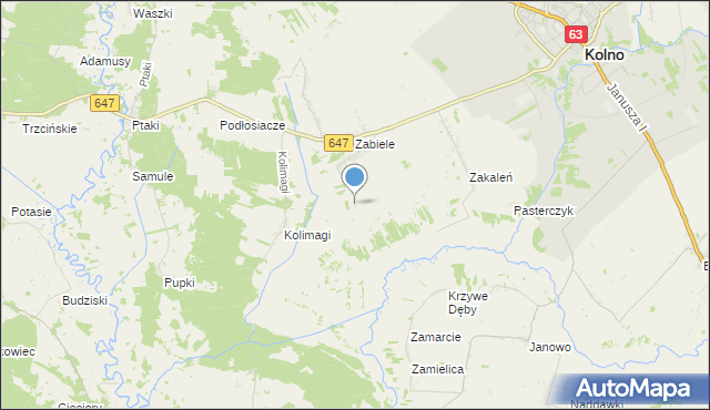 mapa Małe Przymiarki, Małe Przymiarki na mapie Targeo